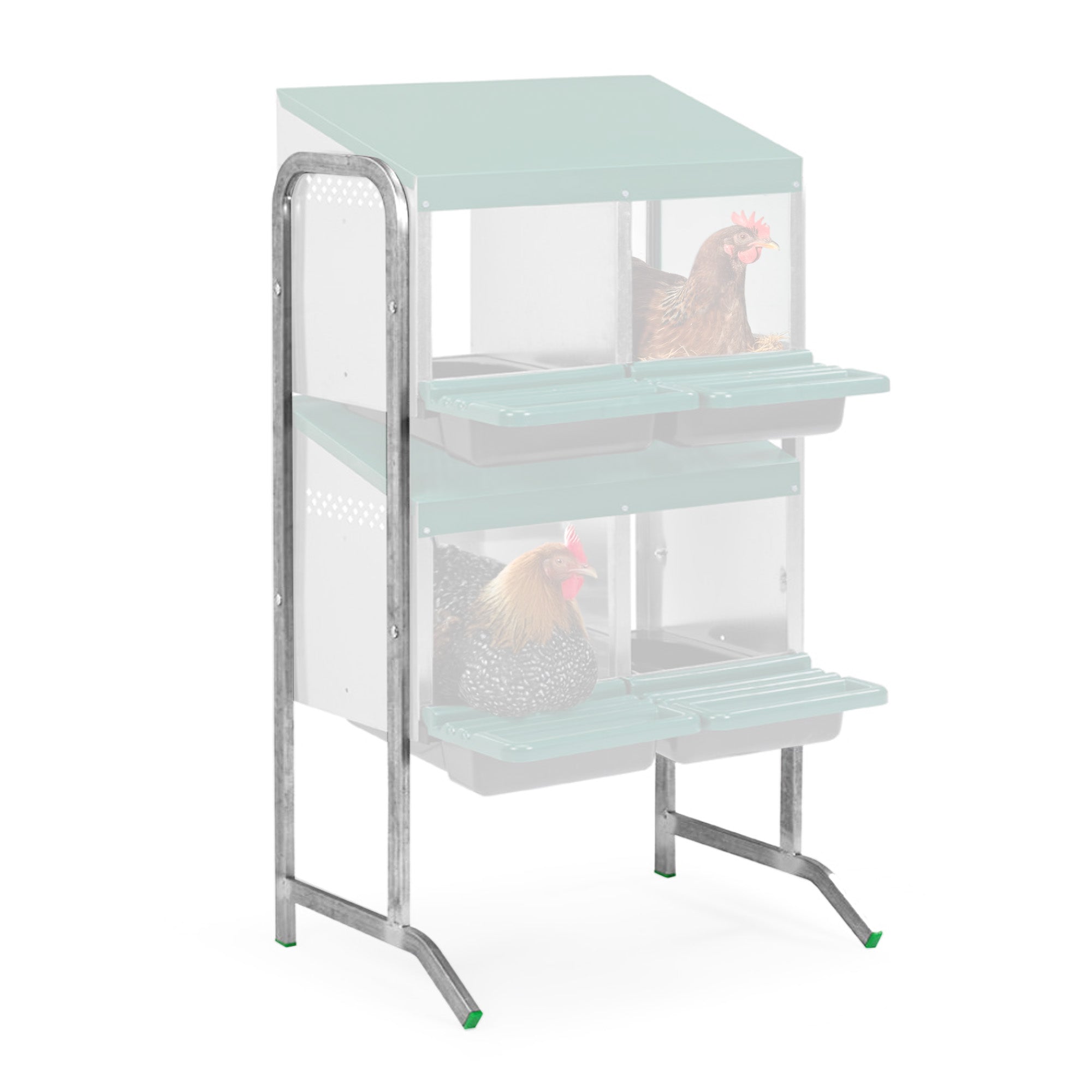 Single Sided Roll Out Chicken Nesting Box Stand Accessory