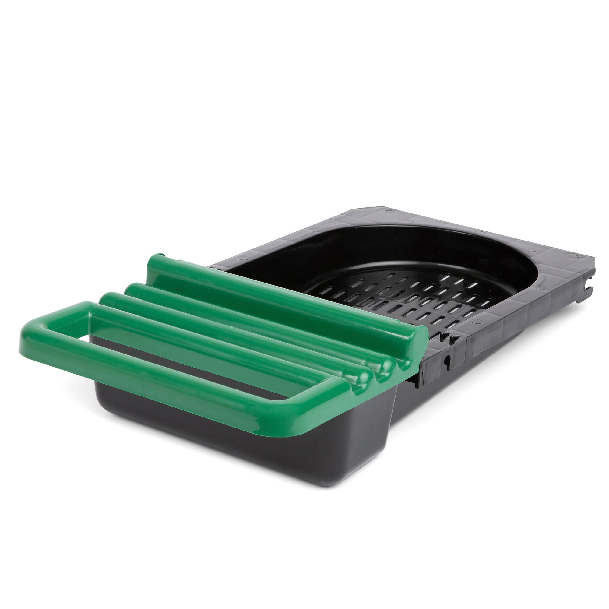 2 Compartment Reverse Roll Away/ Roll Out Chicken Nesting Box with Classic Trays/Lids & 2 Perches