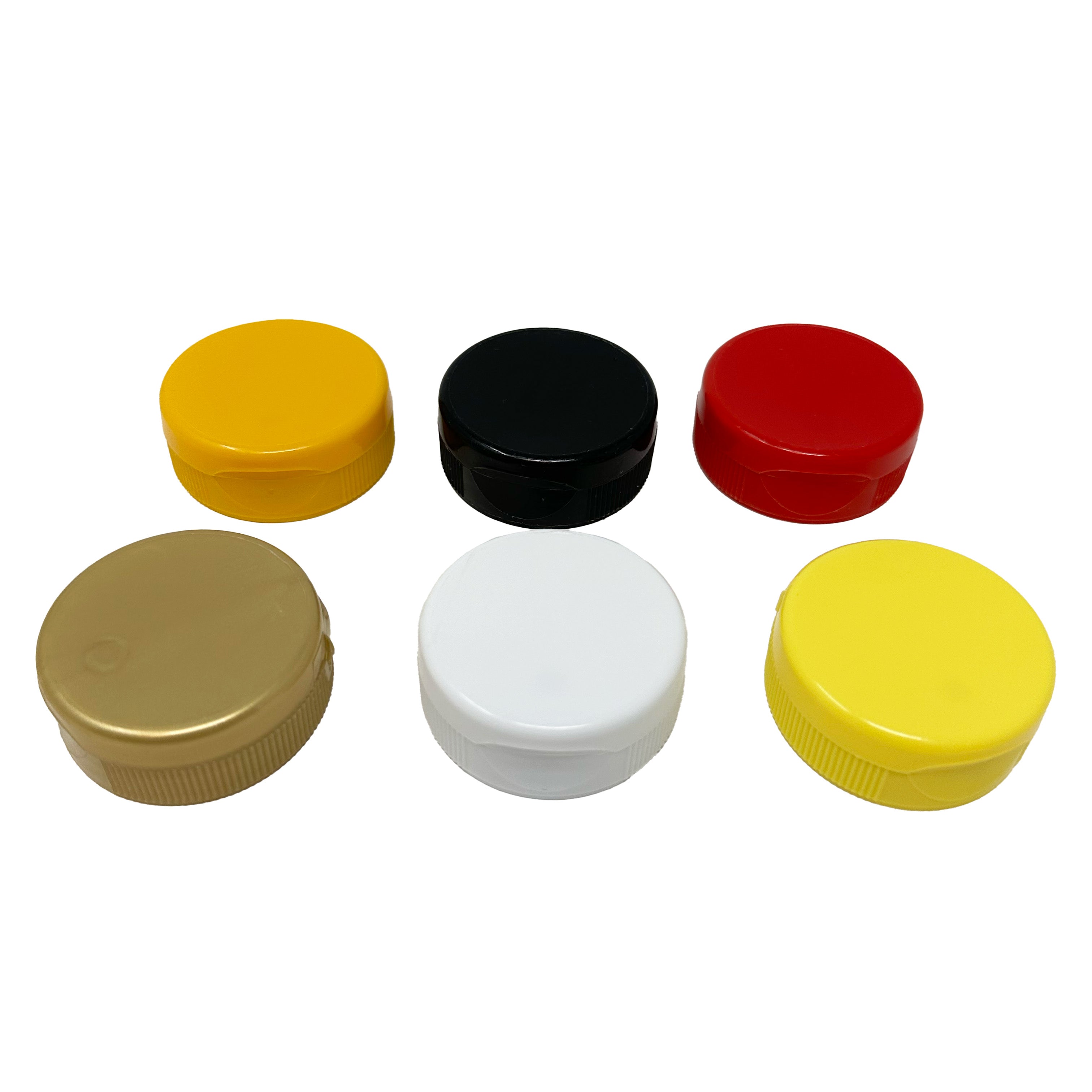 Standard 38mm Caps With Pressure Sensitive Seals