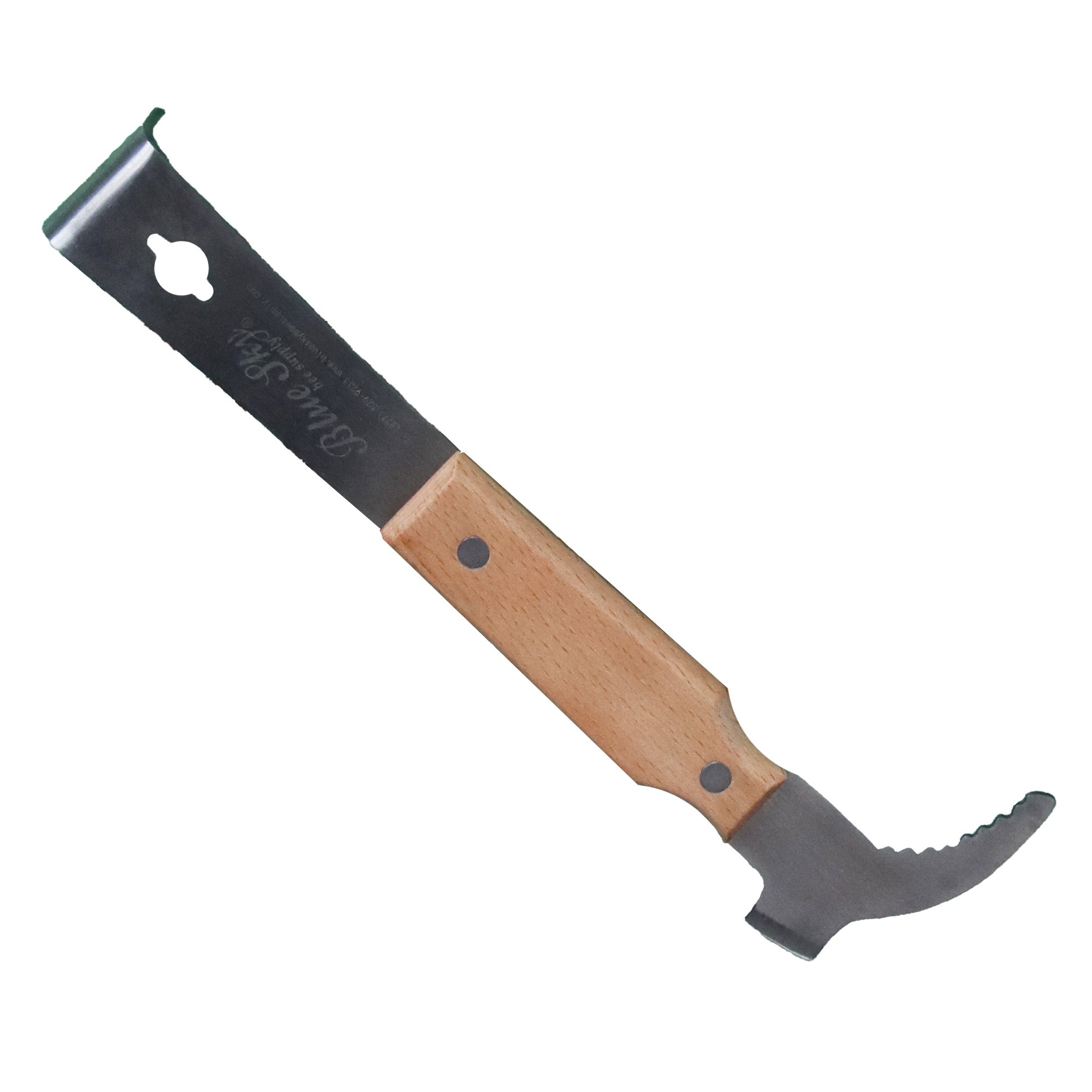 J Hook Tool with Wood Handle